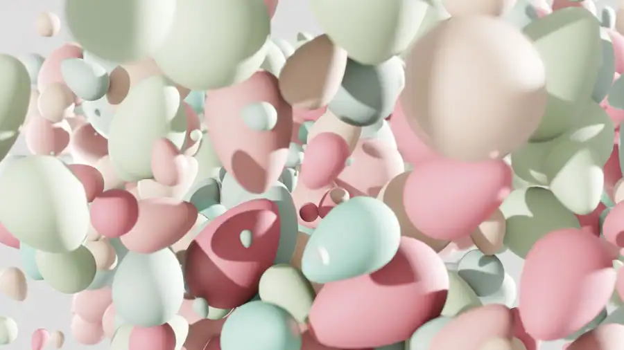 BALLS-3D Стерео-3D ролик